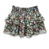 KATIE J TWEEN BROOKE PRINT SKIRT - BEADED FLORAL