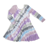 FAIRWELL BALLET DRESS - LILAC STRIPE