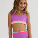 BEACH RIOT LITTLE MARIN & HARRIET SET - RADIANT WAVE COLORBLOCK