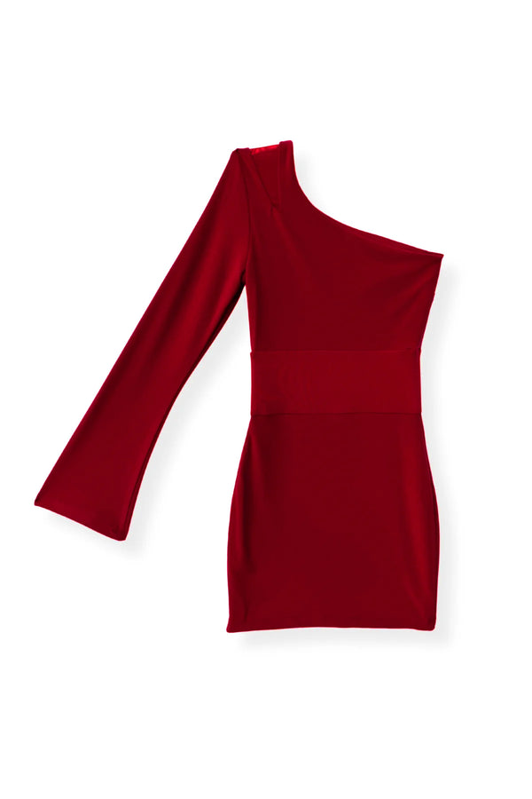 KATIE J TWEEN LAUREN DRESS - RED