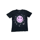 CALIFORNIAN VINTAGE T-SHIRT - CHARCOAL/HAPPY FACE