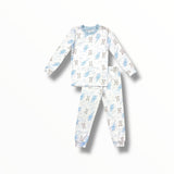 ESME BOYS LONG SLEEVE CREW PAJAMA - THUNDER BUNNY