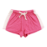 T2LOVE CONTRAST STRIPE SHORT - HOT PINK
