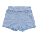 T2LOVE FRONT POCKET SHORT - BABY BLUE