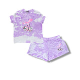 FIREHOUSE SHORT - GRAPE CLOUD/ CHERRY BOW DISCO
