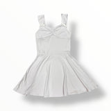 FLOWERS BY ZOE TANK DRESS - WHITE PINK LIBERTY