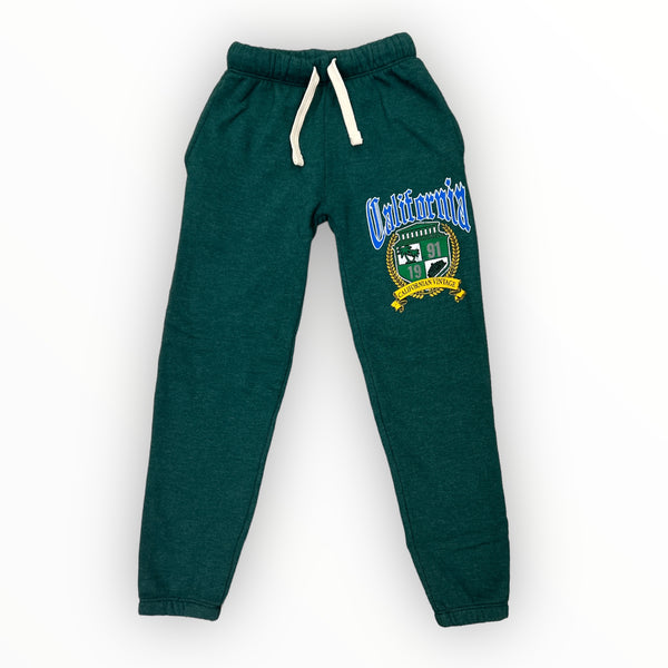 CALIFORNIAN VINTAGE SWEATS - FOREST/UNIVERSITY