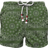 MC2 SAINT BARTH SWIM TRUNK - OLIVE GREEN BANDANA