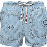 MC2 SAINT BARTH SWIM TRUNK - BABY BLUE BANDANA