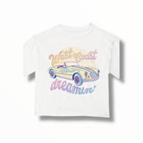 PRINCE PETER T-SHIRT - WHITE/WEST COAST DREAMIN'
