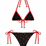 KATIE J BIKINI AND SARONG SET - CHERRY