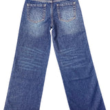 KATIE J CHICAGO STUDDED JEANS - DENIM