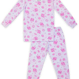 ESME GIRL L/S SLEEVE PAJAMA SET - PINK HANNUKAH