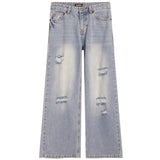 KATIE J TWEEN CINCINNATI DISTRESSED WIDE LEG JEANS