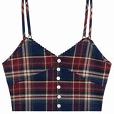 KATE J. TWEEN CLARKE CAMI AND MINI SKIRT - PLAID