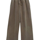 KATIE J CODY WIDE LEG SWEATPANT - MUSHROOM