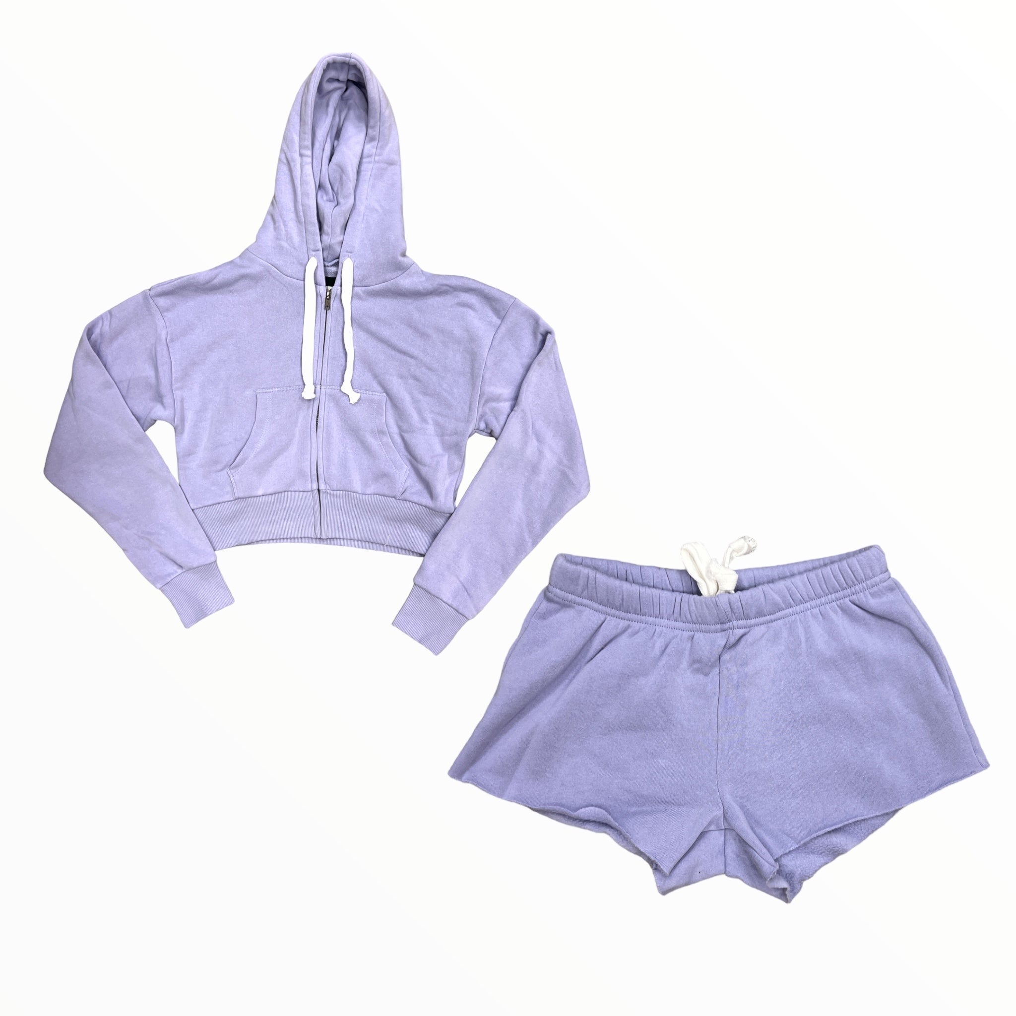 KATIE J DYLAN ZIP HOODIE - LILAC