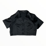 KATIE J TWEEN EDDIE TOP - BLACK