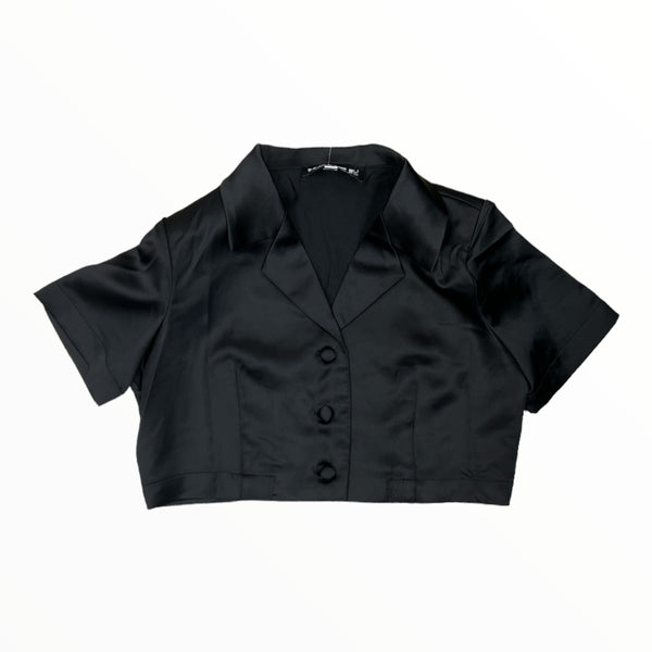 KATIE J TWEEN EDDIE TOP - BLACK