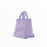 MC2 SAINT BARTH COTTON CANVAS MINI VANITY BAG - LAVANDER