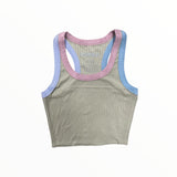 KATIE J LIVI TANK - MAUVE MULTI