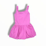 FLOWERS BY ZOE TANK BUBBLE SKIRT DRESS - CANDY PINK