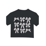 PRINCE PETER T-SHIRT - BLACK/ALL OVER BOW