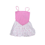 FLOWERS BY ZOE TANK POPLIN DRESS - PINK/BOWS