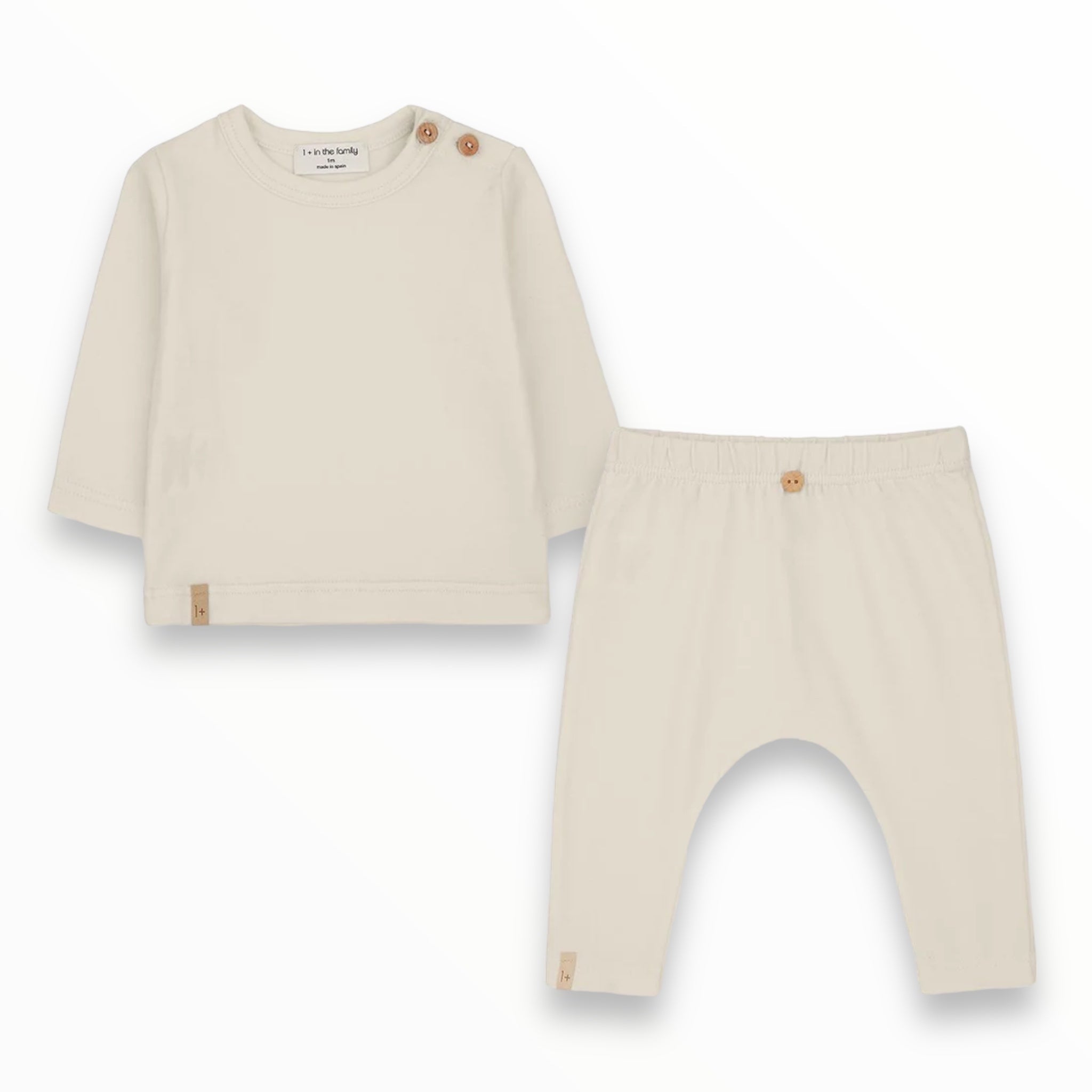 1+ IN THE FAMILY NOELLE L/S AND CELINE LEGGING SET - SAND