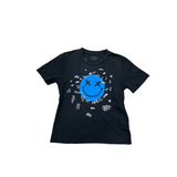 CALIFORNIAN VINTAGE T-SHIRT - CHARCOAL/ HAPPY FACE