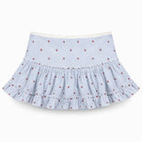 KATE J. TWEEN YVONNE HALTER TOPAND  DIXIE SKIRT - CHERRY SEERSUCKER GINGHAM