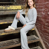 KATIE J TWEEN DREW JOGGER PANT - HEATHER GRAY