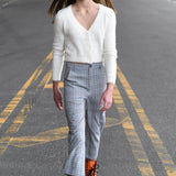 KATIE J MARA CARDIGAN - WHITE/IVORY