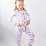 ESME GIRL L/S SLEEVE PAJAMA SET - DALMATION