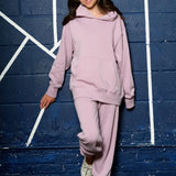 KATIE J TWEEN DYLAN OVERSIZED HOODIE  - DUSTY MAUVE