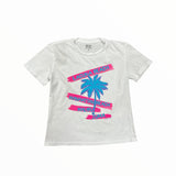 CALIFORNIAN VINTAGE T-SHIRT - WHITE/ZUMA BEACH