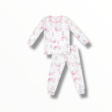 ESME GIRL L/S SLEEVE PAJAMA SET - LUCKY BUNNY