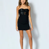 KATIE J. TWEEN ELIZ DRESS - BLACK