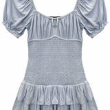 KATIE J. TWEEN ELLIE DRESS - BABY BLUE