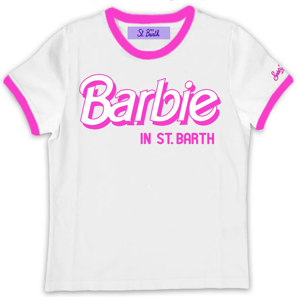 MC2 SAINT BARTH BARBIE IN ST. BARTH T-SHIRT - WHITE