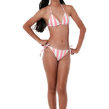 SUBMARINE SWIM THE STRING BIKINI SET - PINK LINE