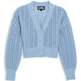 KATIE J. ERICA CARDIGAN - GLACIER BLUE