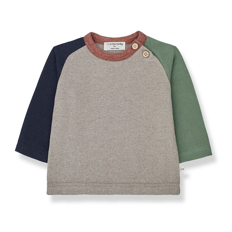 1+ IN THE FAMILY JOS L/S AND AXEL SWEATS SET - ALPINE