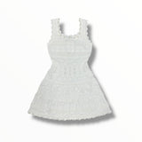 KATIE J. TWEEN JENI KNIT DRESS - WHITE