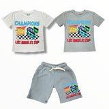 CALIFORNIAN VINTAGE T-SHIRT -  WHITE/LA CUP