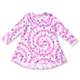 ESME L/S SLEEVE DRESS - HOLIDAY SWIRL