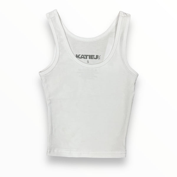 KATIE J EMMY TANK - WHITE