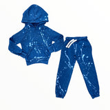 CALIFORNIAN VINTAGE SWEATS - DENIM TIE DYE