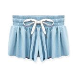 KATIE J FARRAH SHORT - BABY BLUE