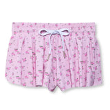 KATIE J TWEEN FARRAH SHORTS - BLUSH ROSE DITSY